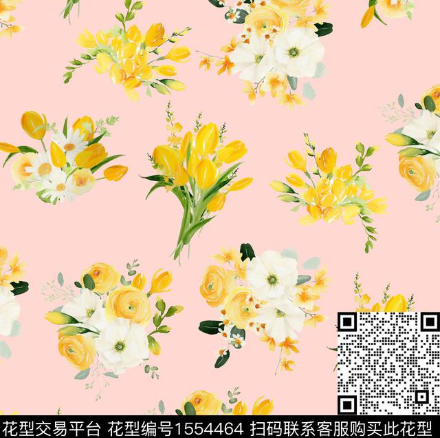 R2306088A.jpg - 1554464 - 小碎花 水彩花卉 花卉 - 数码印花花型 － 女装花型设计 － 瓦栏