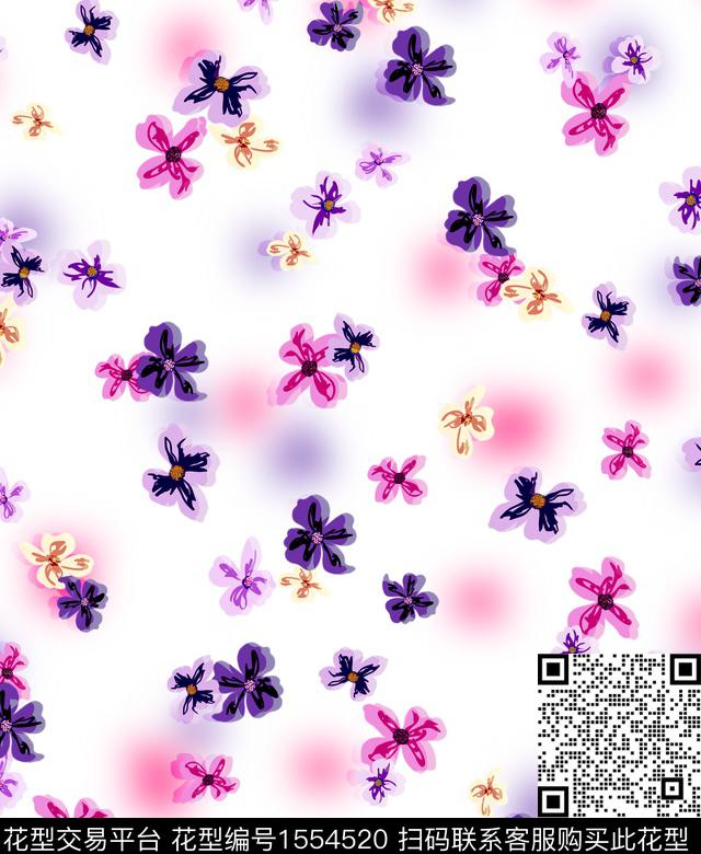 2410.jpg - 1554520 - 女装 花卉 连衣裙 - 数码印花花型 － 女装花型设计 － 瓦栏