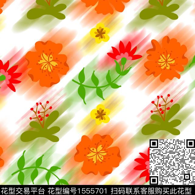 7CAE87CA-8938-45CA-92D0-E6B1D8743746.jpg - 1555701 - 花卉 植物 平面花卉 - 数码印花花型 － 女装花型设计 － 瓦栏