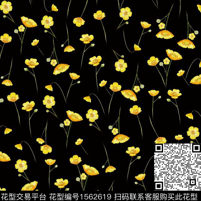 d0577.jpg - 1562619 - 满版散花 小碎花 花卉 - 数码印花花型 － 女装花型设计 － 瓦栏