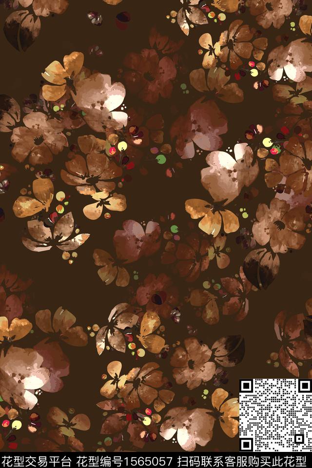 long-006.jpg - 1565057 - 满版散花 花卉 抽象花卉 - 数码印花花型 － 女装花型设计 － 瓦栏