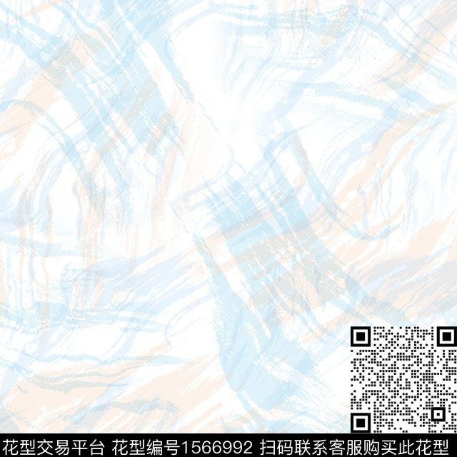 抽象肌理叠加数码印花花型下载（图片编号: 1566992） - 瓦栏（Walan）