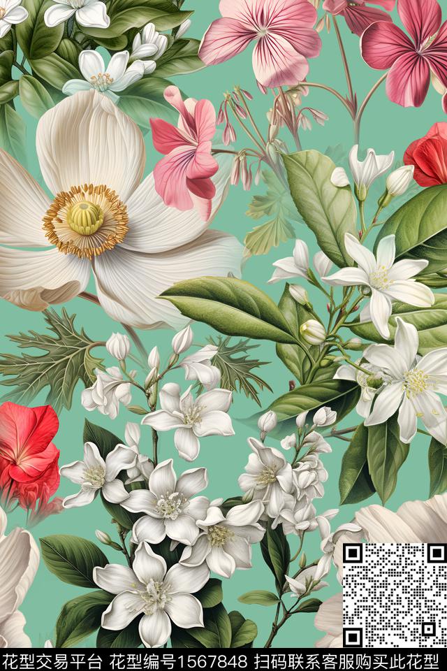 2024-05-08.jpg - 1567848 - 花卉 大花 植物 - 数码印花花型 － 女装花型设计 － 瓦栏