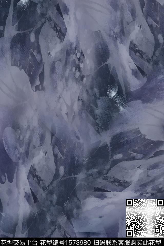 纹理大理石扎染花型数码印花花型下载（图片编号: 1573980） - 瓦栏（Walan）