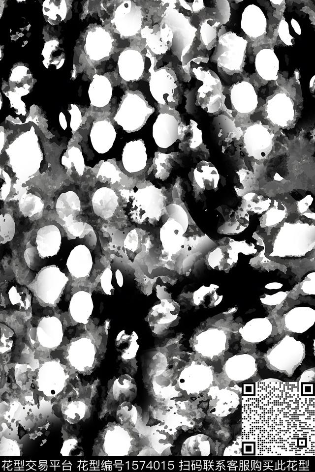 纹理大理石扎染花型数码印花花型下载（图片编号: 1574015） - 瓦栏（Walan）