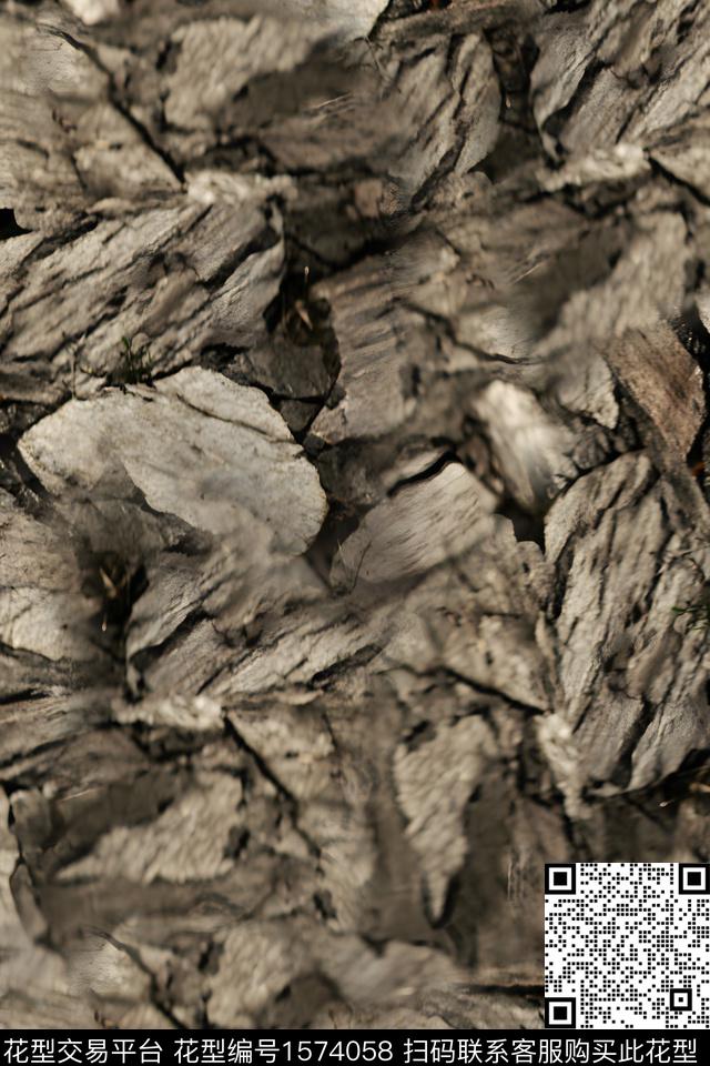 大理石肌理抽象数码印花花型下载（图片编号: 1574058） - 瓦栏（Walan）