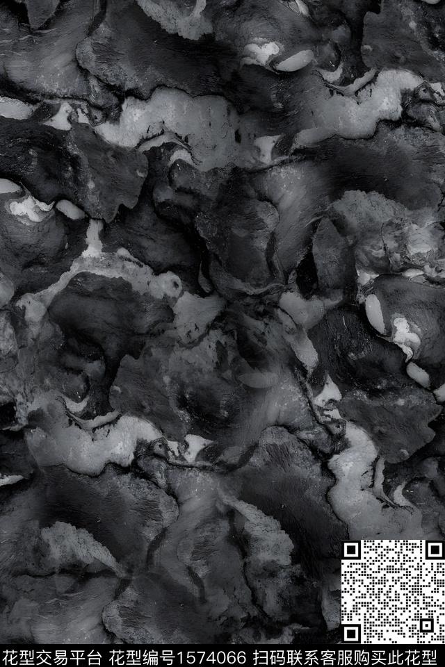 大理石肌理抽象数码印花花型下载（图片编号: 1574066） - 瓦栏（Walan）