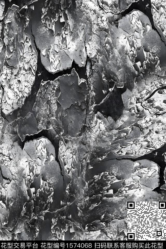 大理石肌理抽象数码印花花型下载（图片编号: 1574068） - 瓦栏（Walan）