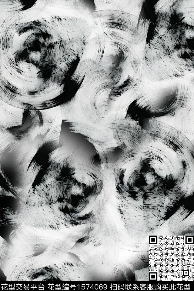 大理石肌理抽象数码印花花型下载（图片编号: 1574069） - 瓦栏（Walan）