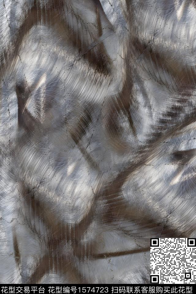 大理石肌理抽象数码印花花型下载（图片编号: 1574723） - 瓦栏（Walan）