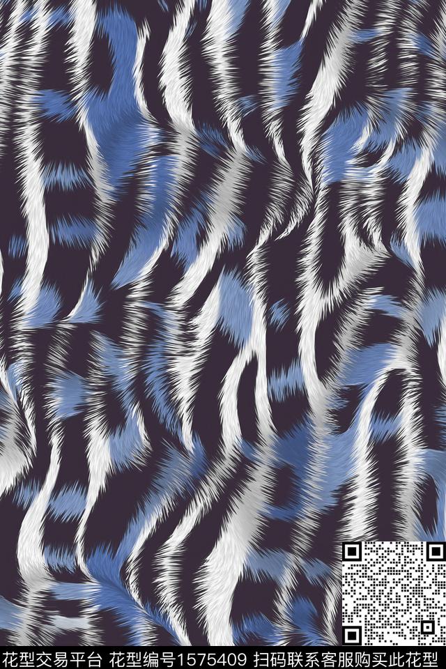肌理艺术抽象数码印花花型下载（图片编号: 1575409） - 瓦栏（Walan）