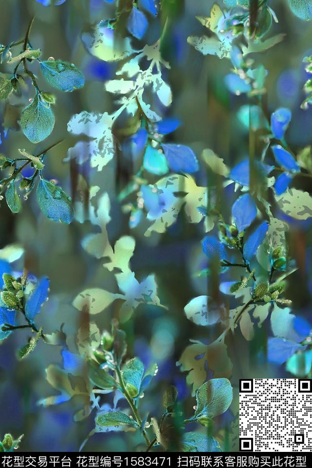 印花花型下载（图片编号: 1583471） - 瓦栏（Walan）