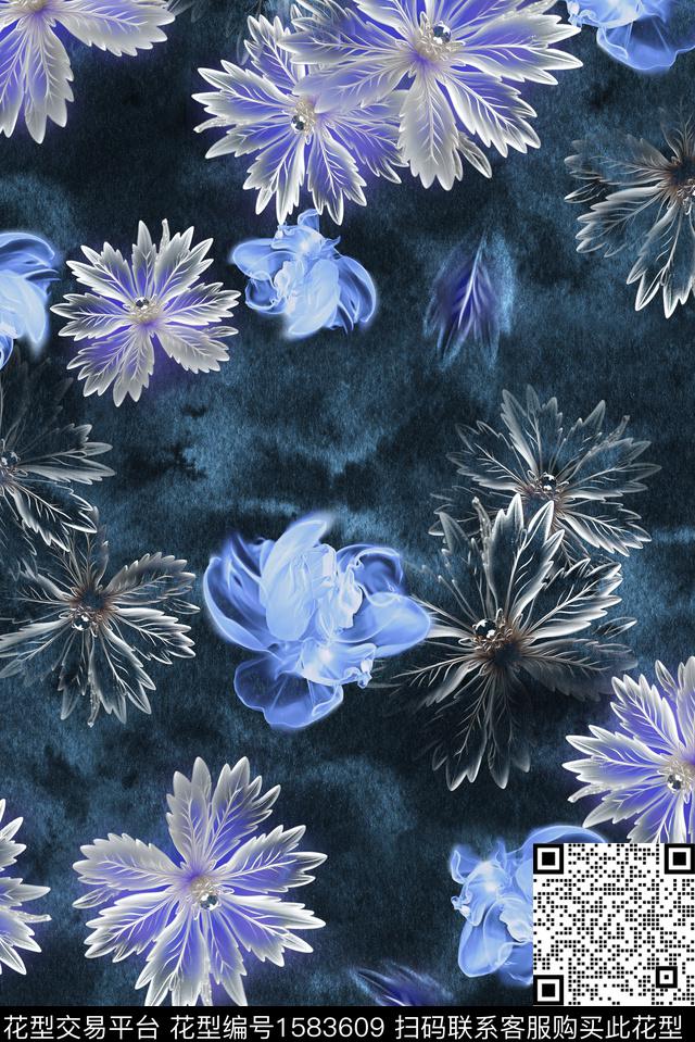 印花花型下载（图片编号: 1583609） - 瓦栏（Walan）