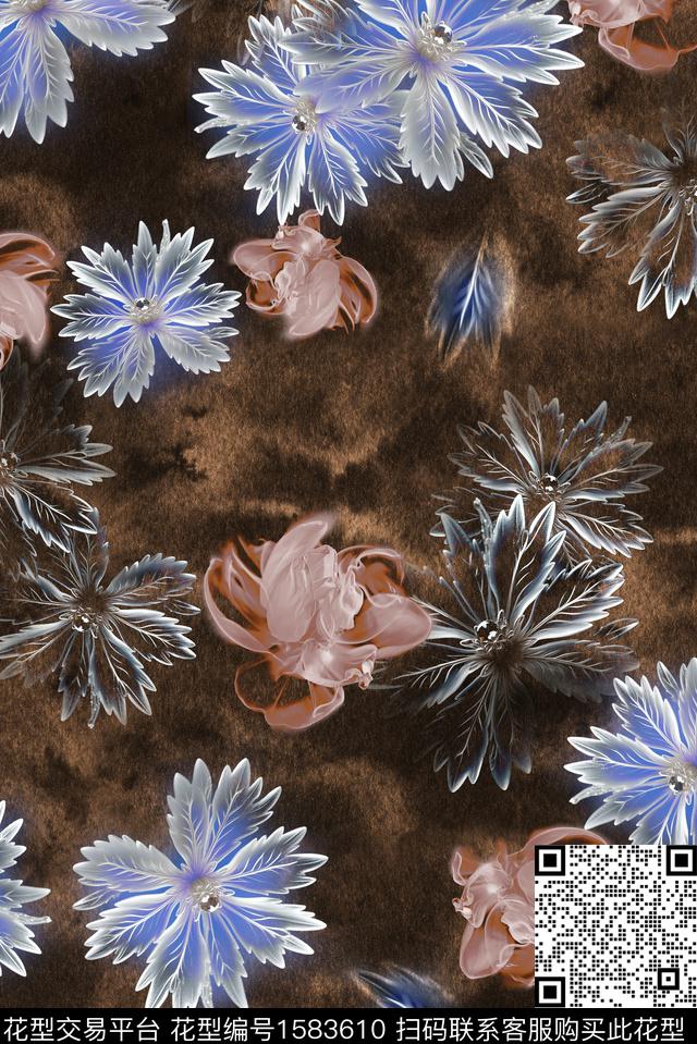 印花花型下载（图片编号: 1583610） - 瓦栏（Walan）
