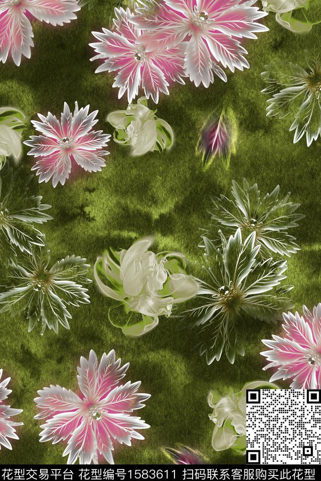 印花花型下载（图片编号: 1583611） - 瓦栏（Walan）