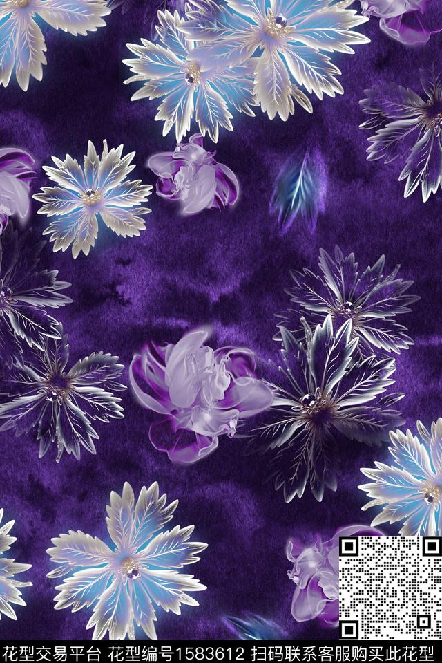 印花花型下载（图片编号: 1583612） - 瓦栏（Walan）