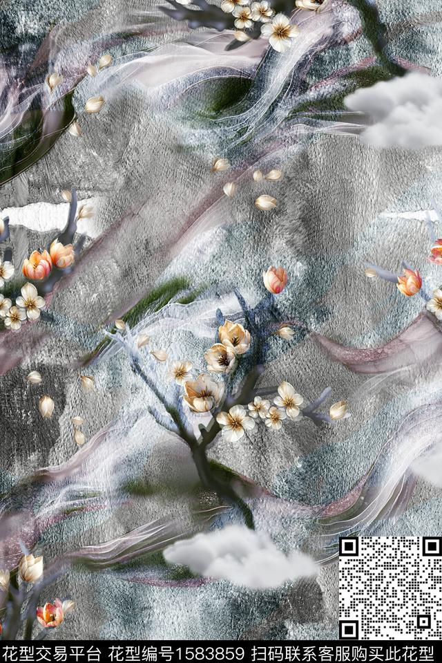 印花花型下载（图片编号: 1583859） - 瓦栏（Walan）