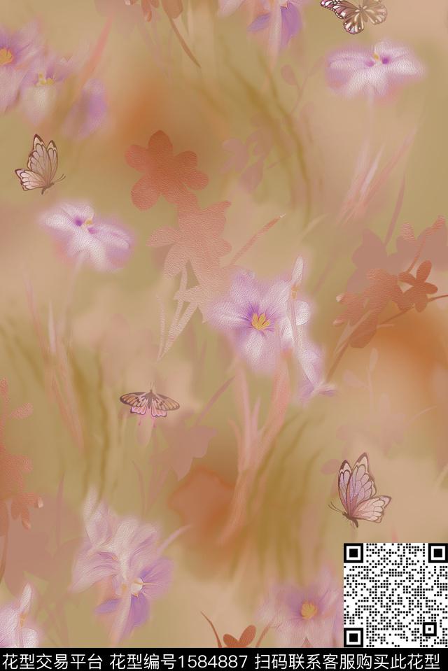 印花花型下载（图片编号: 1584887） - 瓦栏（Walan）