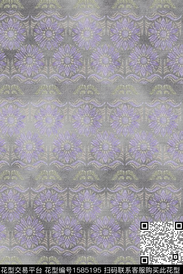 印花花型下载（图片编号: 1585195） - 瓦栏（Walan）
