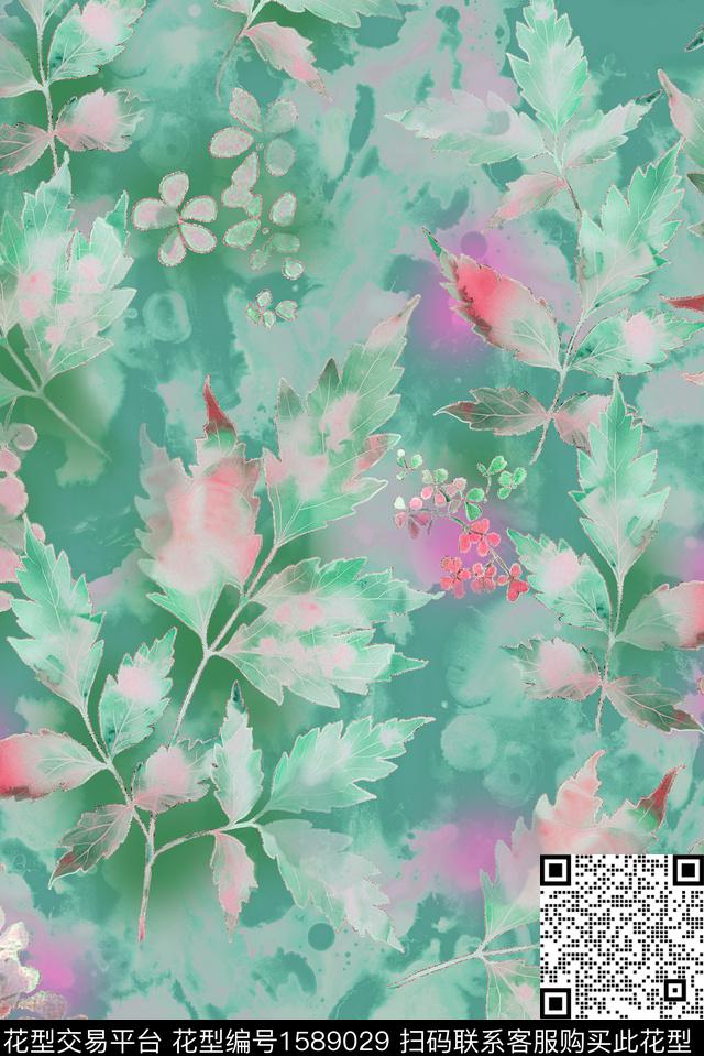 印花花型下载（图片编号: 1589029） - 瓦栏（Walan）