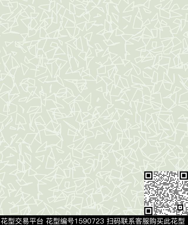 线条里料印花几何传统印花花型下载（图片编号: 1590723） - 瓦栏（Walan）