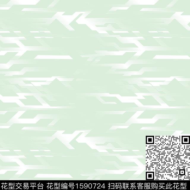 线条里料印花几何传统印花花型下载（图片编号: 1590724） - 瓦栏（Walan）