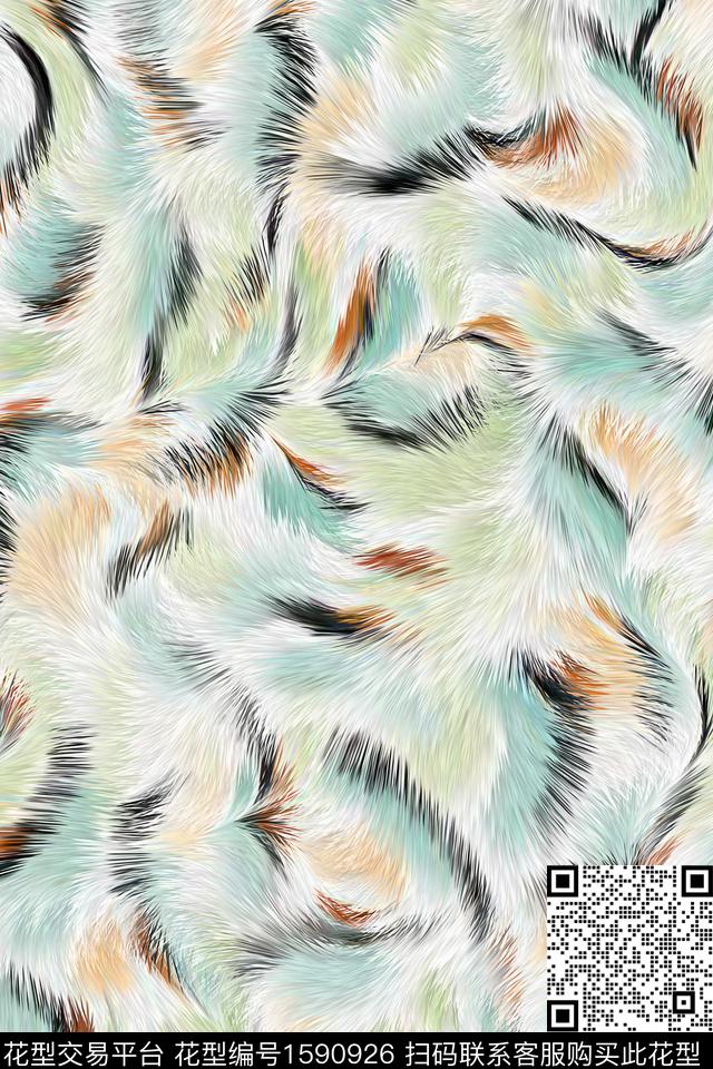 豹纹动物纹数码印花花型下载（图片编号: 1590926） - 瓦栏（Walan）