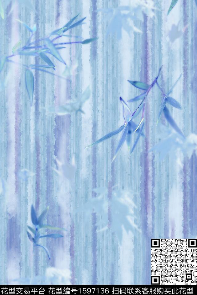 印花花型下载（图片编号: 1597136） - 瓦栏（Walan）