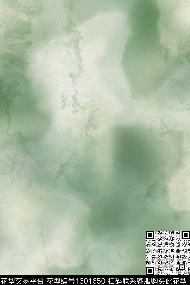 晕染肌理水彩抽象数码印花花型下载（图片编号: 1601650） - 瓦栏（Walan）