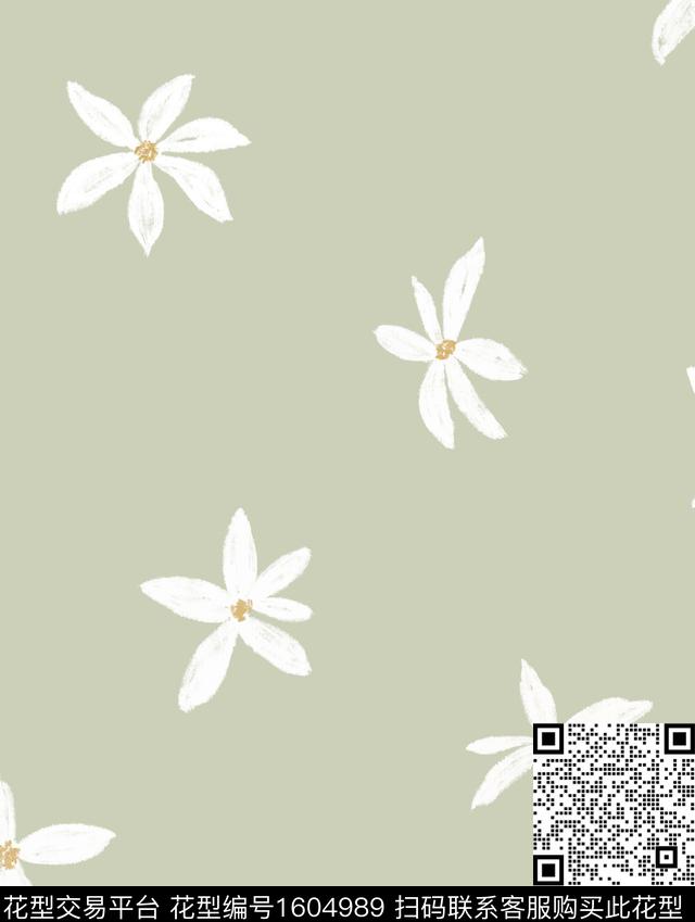 小清新春夏花型花卉数码印花花型下载（图片编号: 1604989） - 瓦栏（Walan）