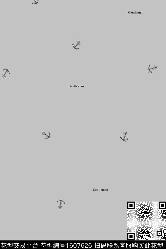 男装绣花休闲简约传统印花花型下载（图片编号: 1607626） - 瓦栏（Walan）