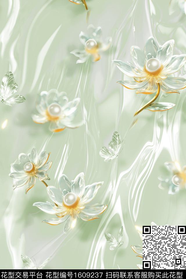 印花花型下载（图片编号: 1609237） - 瓦栏（Walan）