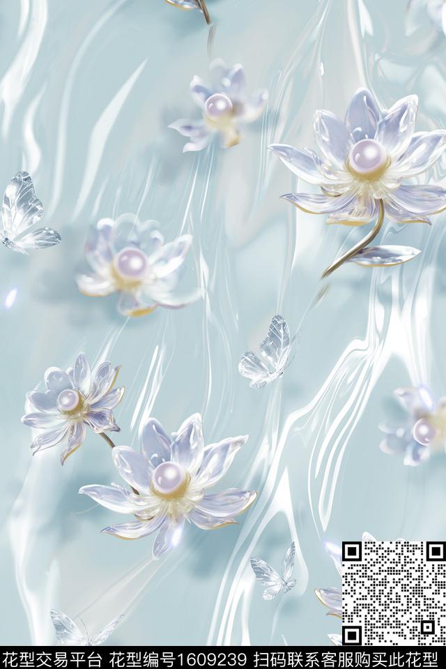 印花花型下载（图片编号: 1609239） - 瓦栏（Walan）