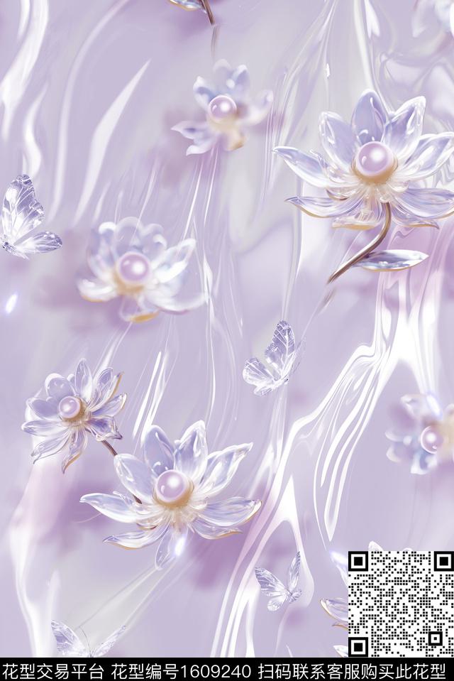 印花花型下载（图片编号: 1609240） - 瓦栏（Walan）