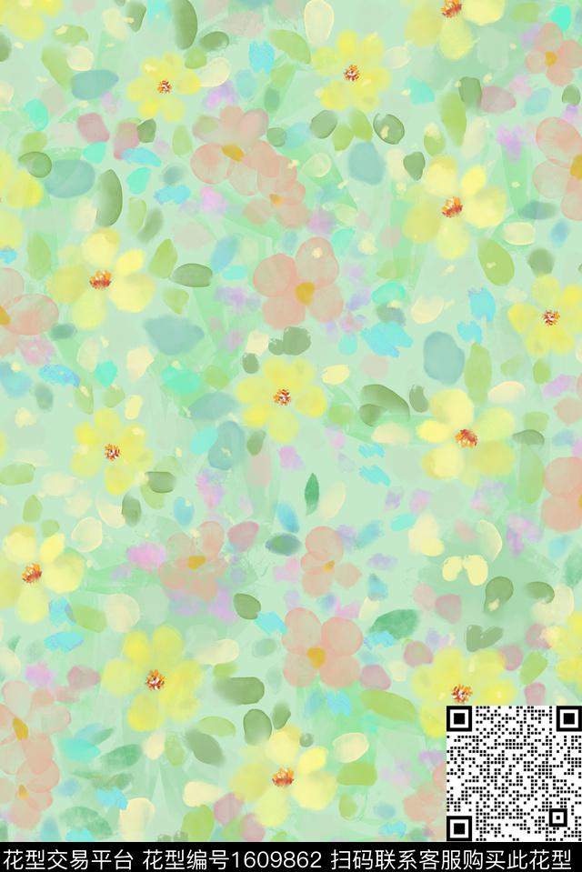 印花花型下载（图片编号: 1609862） - 瓦栏（Walan）