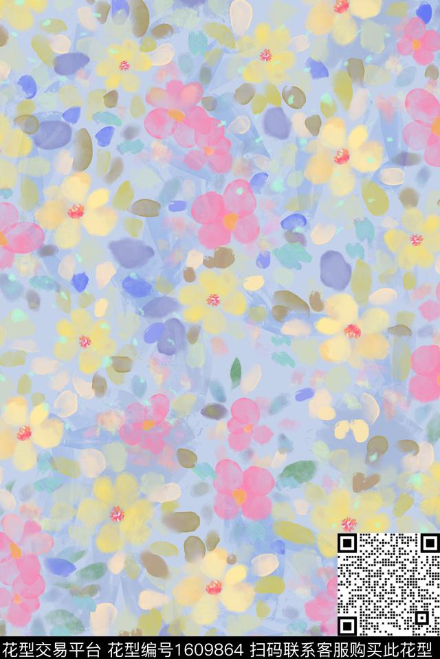 印花花型下载（图片编号: 1609864） - 瓦栏（Walan）