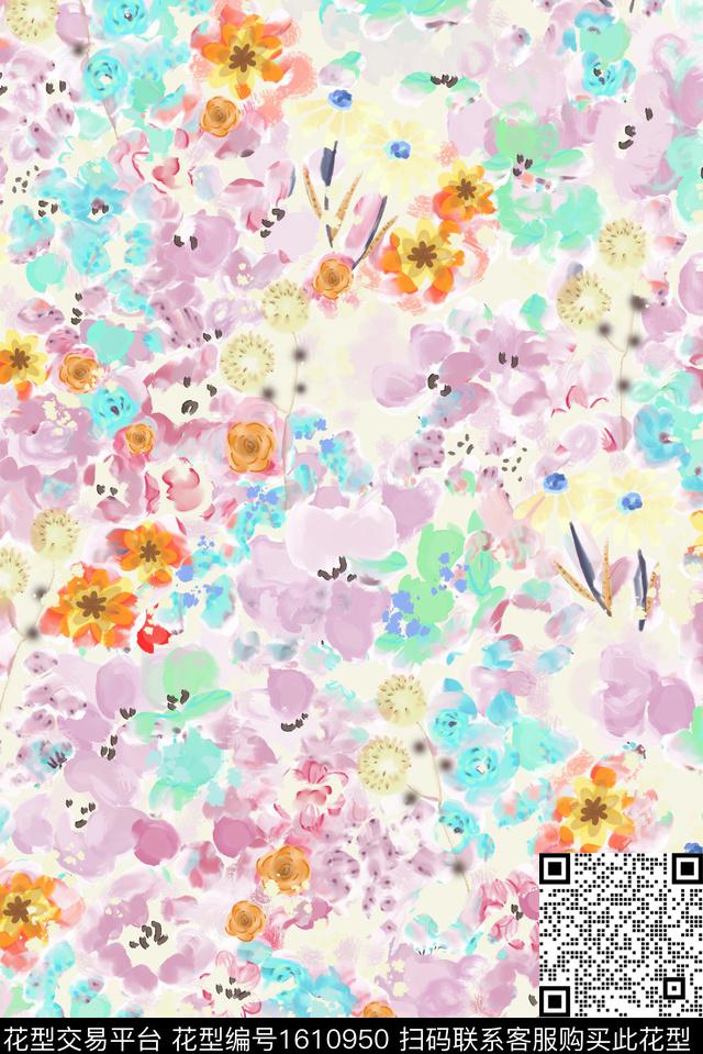 印花花型下载（图片编号: 1610950） - 瓦栏（Walan）
