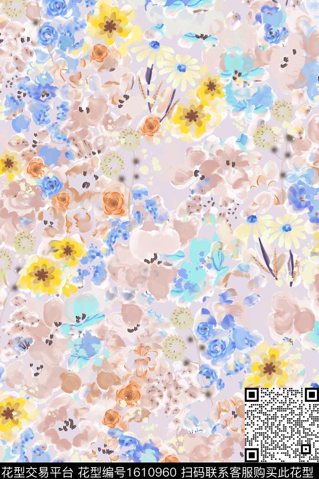 印花花型下载（图片编号: 1610960） - 瓦栏（Walan）