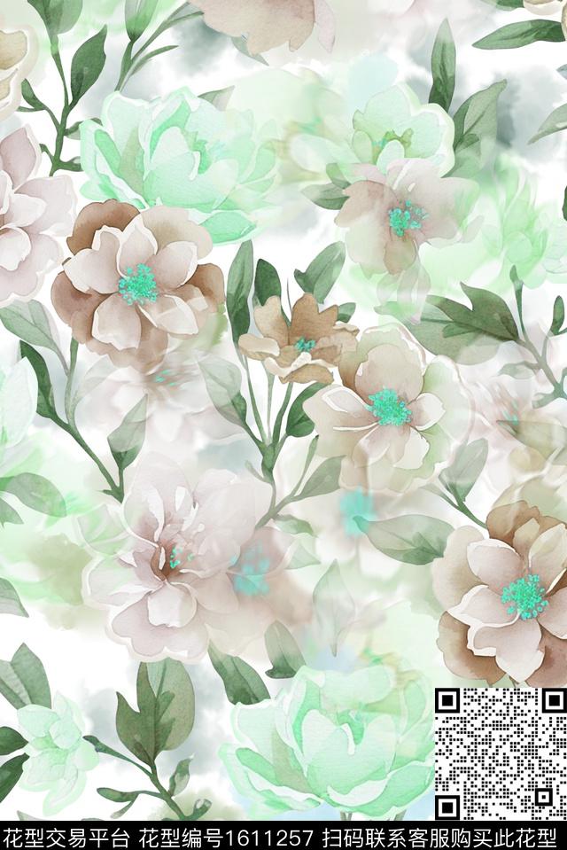 印花花型下载（图片编号: 1611257） - 瓦栏（Walan）