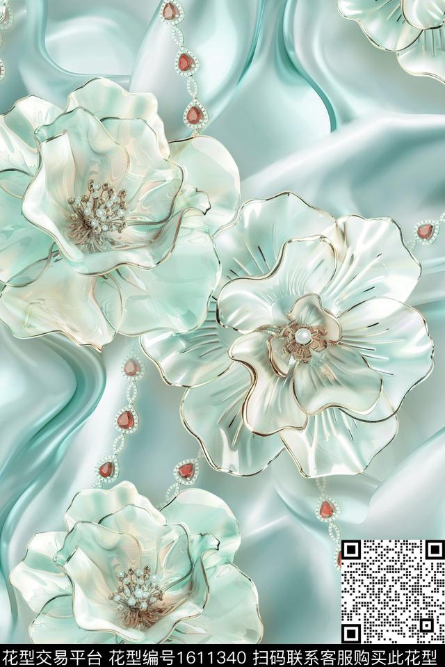 印花花型下载（图片编号: 1611340） - 瓦栏（Walan）