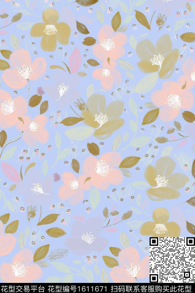 印花花型下载（图片编号: 1611671） - 瓦栏（Walan）