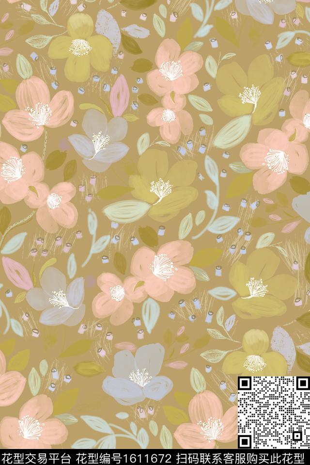 印花花型下载（图片编号: 1611672） - 瓦栏（Walan）