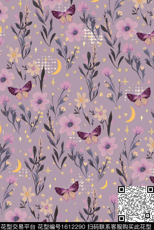 印花花型下载（图片编号: 1612290） - 瓦栏（Walan）