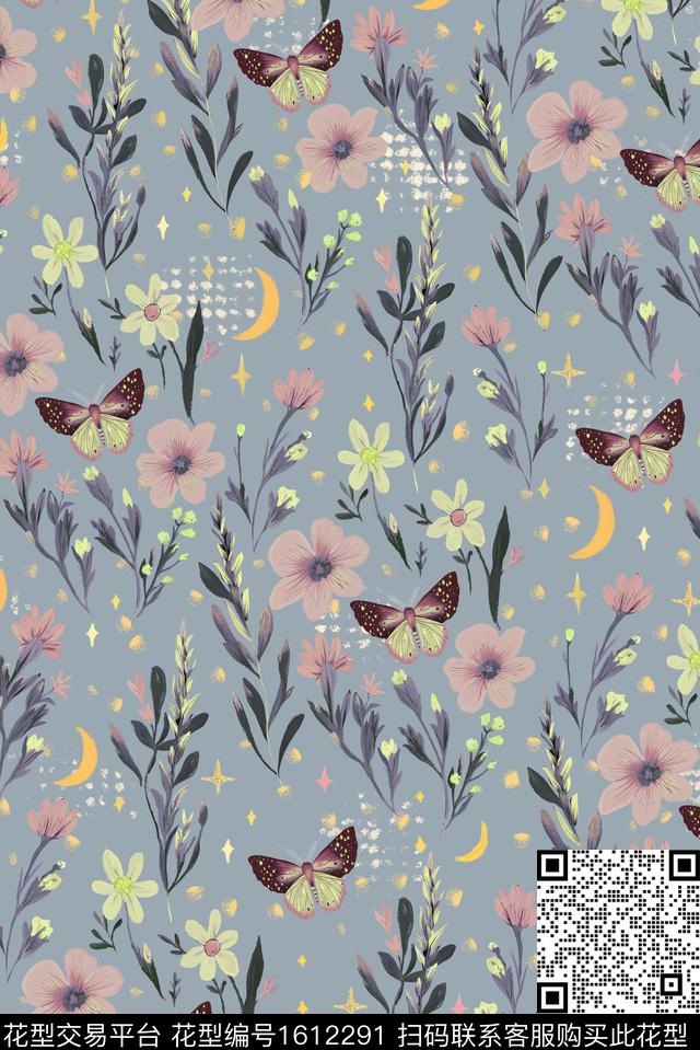 印花花型下载（图片编号: 1612291） - 瓦栏（Walan）