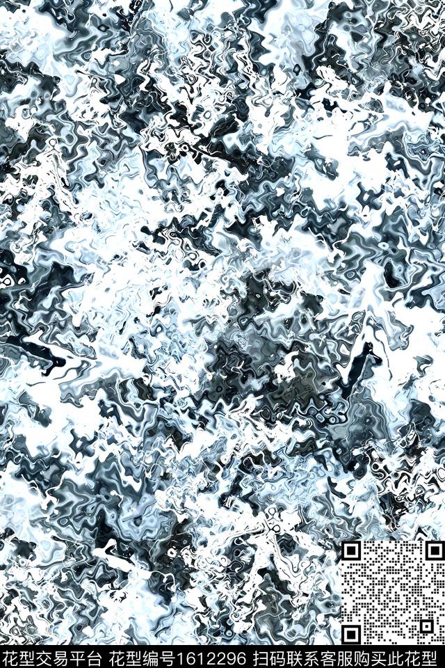 肌理数码花型抽象数码印花花型下载（图片编号: 1612296） - 瓦栏（Walan）