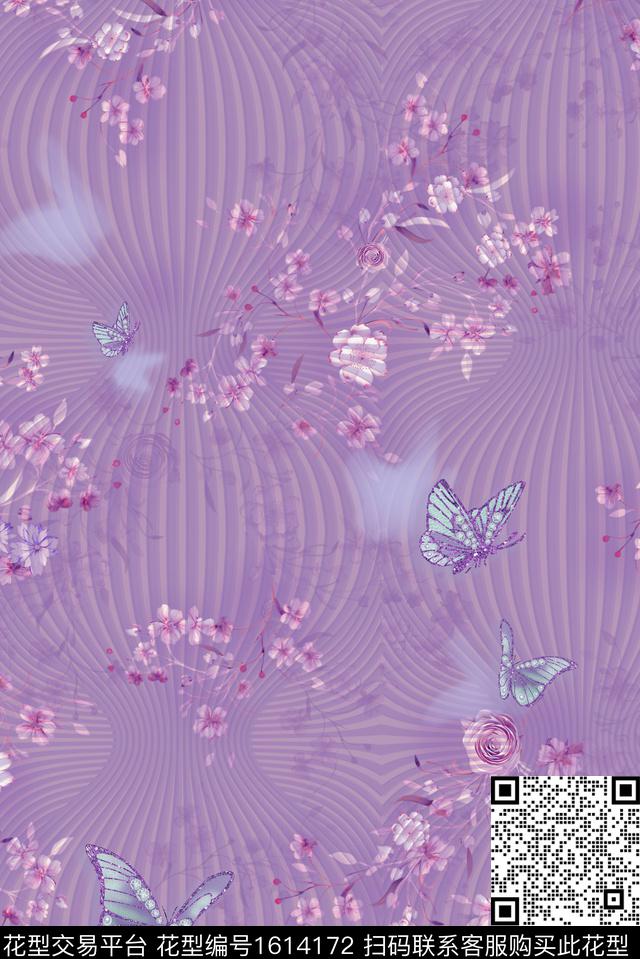 印花花型下载（图片编号: 1614172） - 瓦栏（Walan）