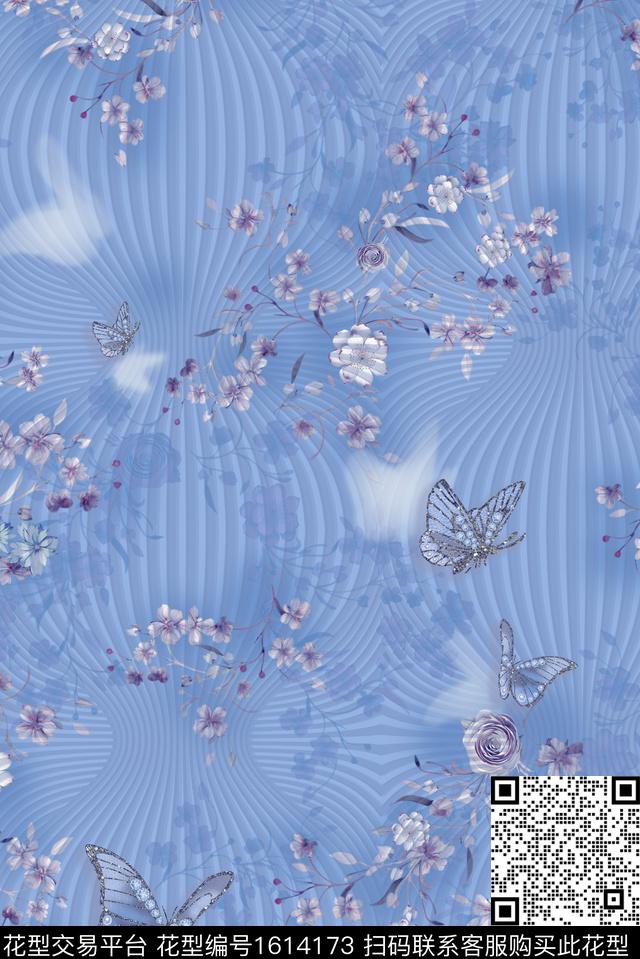 印花花型下载（图片编号: 1614173） - 瓦栏（Walan）