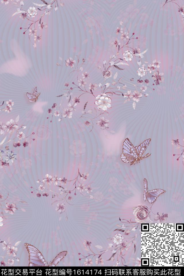 印花花型下载（图片编号: 1614174） - 瓦栏（Walan）