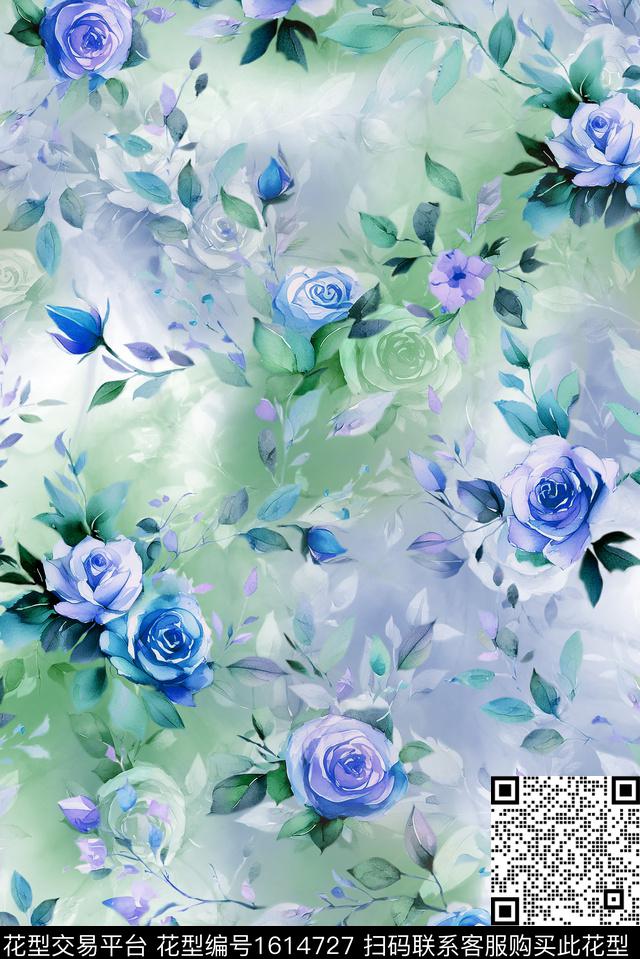 印花花型下载（图片编号: 1614727） - 瓦栏（Walan）