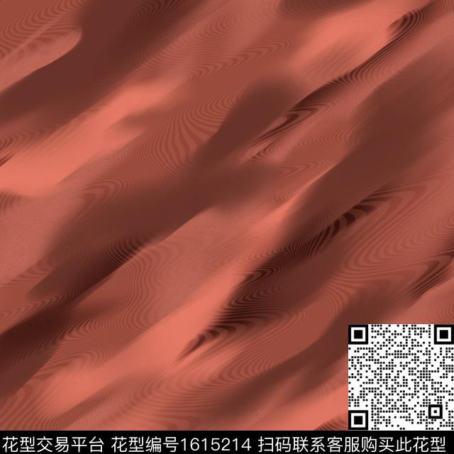 肌理抽象波浪纹数码印花花型下载（图片编号: 1615214） - 瓦栏（Walan）